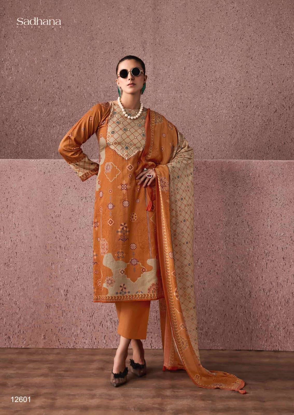 SIENA By SADHANA FASHION 12601 To 12606 Series Stylish Beautiful Colourful PURE JAAM COTTON Dresses At Wholesale Price